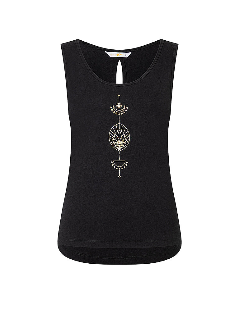 SPIRIT OF OM Damen Yogatank Vahita schwarz | L
